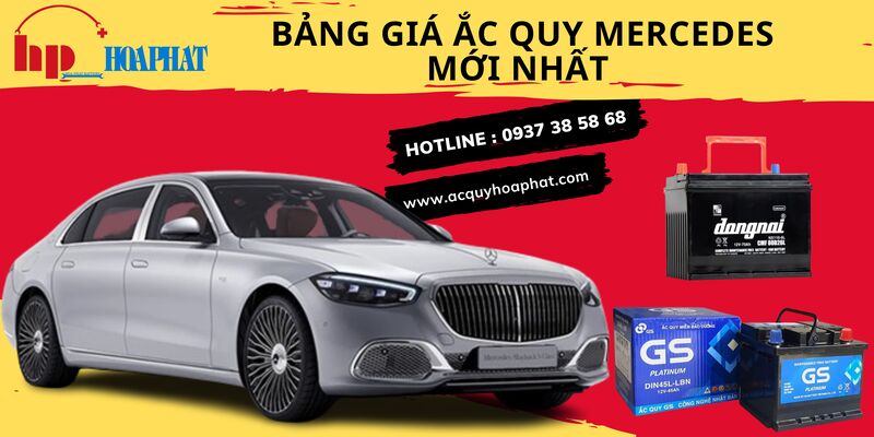 Báo Giá Bình Ắc Quy Xe Mercedes Chính Hãng TP. HCM